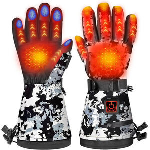 MADETEC Heated Gloves for Men Women, 7.4V 22.2WH Winter Gloves Size Medium New.